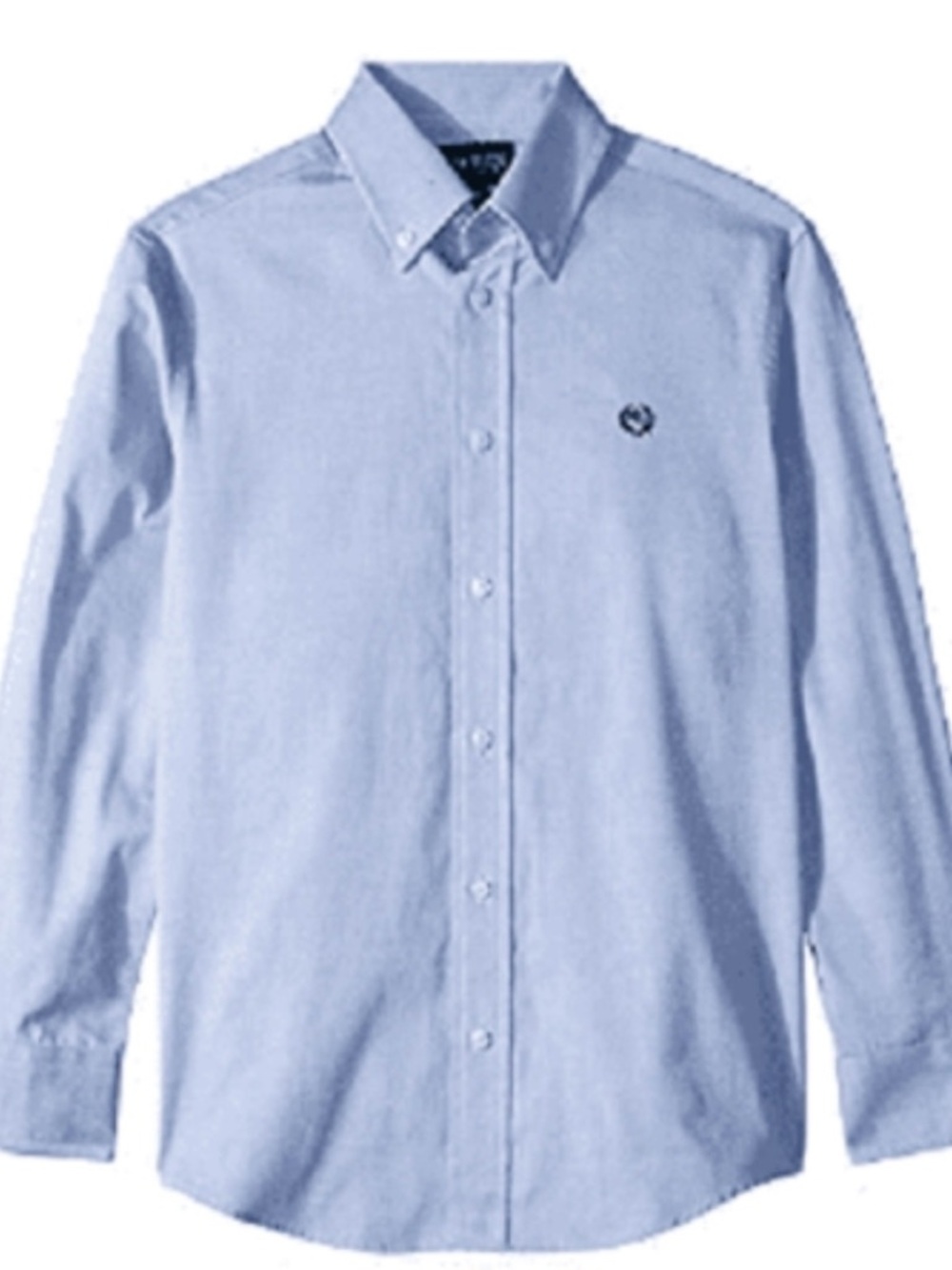 Lauren Ralph Lauren Boys Size 10 Blue Button Down Shirt Classic Logo EUC